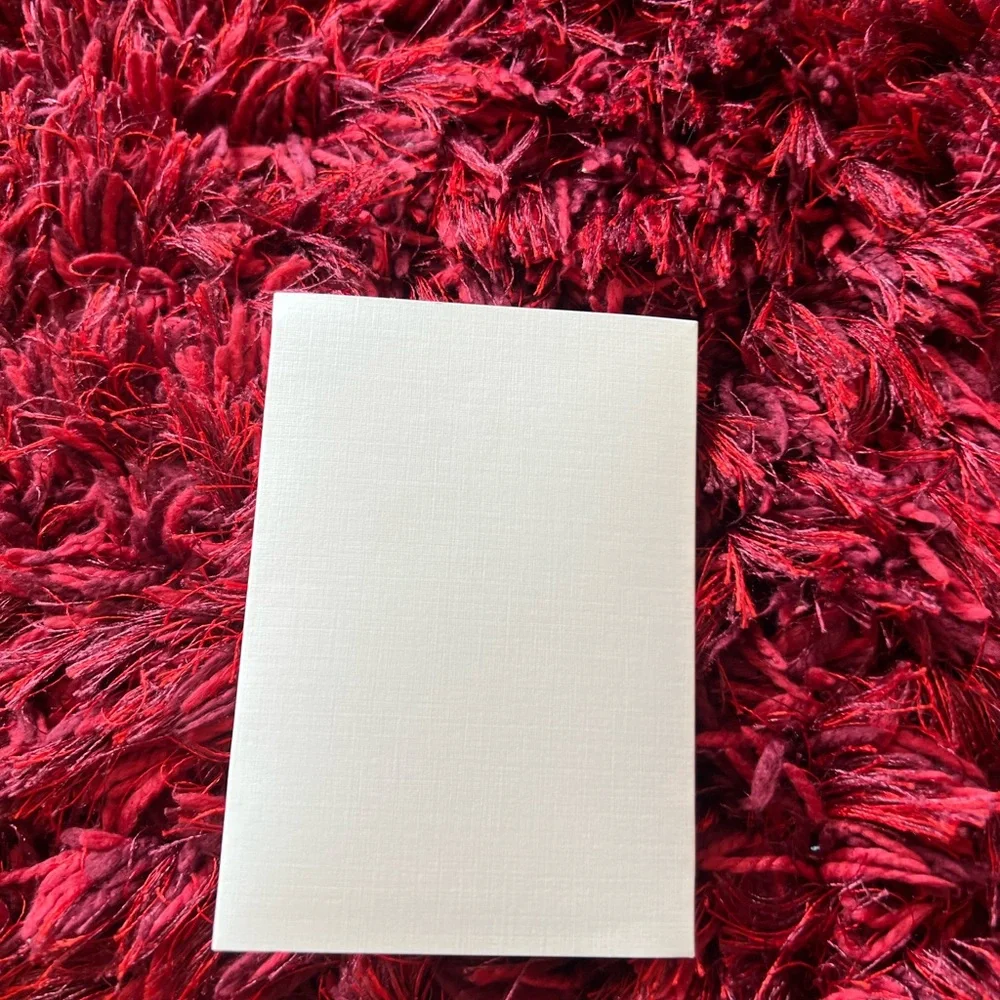 Hermes White‎ Stationery Card